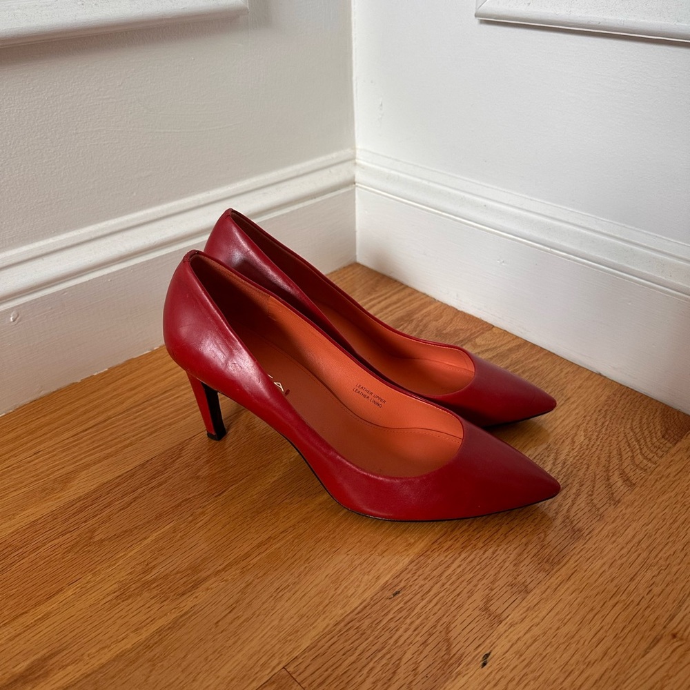 Elegant Red Women's Heels